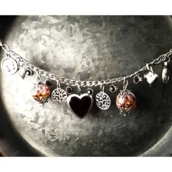 Charivari aus Edelstahl, Dirnd- Schmuck,Trachten, Medaillon