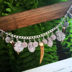 Charivari aus Edelstahl, Dirnd- Schmuck,,Trachten, Hochzeit,