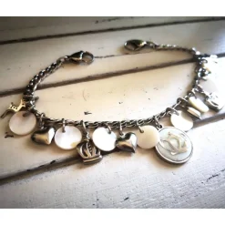 Charivari aus Edelstahl, Dirnd- Schmuck,Trachten, Hochzeit, Herzkönigin