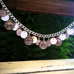 Charivari aus Edelstahl, Dirnd- Schmuck,Trachten, Hochzeit, Krone