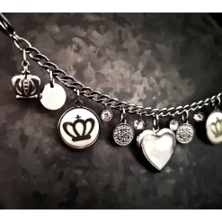 Charivari aus Edelstahl, Dirnd- Schmuck,Trachten, Medaillon