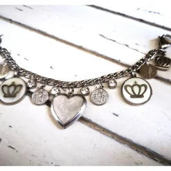 Charivari aus Edelstahl, Dirnd- Schmuck,Trachten, Medaillon