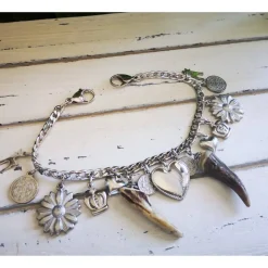 Charivari aus Edelstahl, Dirnd- Schmuck,,Trachten, Hochzeit,