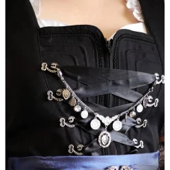 Charivari aus Edelstahl, Dirnd- Schmuck,Trachten, Löwe, Strass