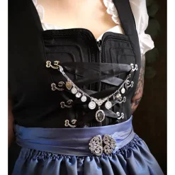 Charivari aus Edelstahl, Dirnd- Schmuck,Trachten, Löwe, Strass