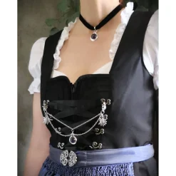 Charivari oder Kette fürs Dirndl, Dirnd- Schmuck, Steinauswahl