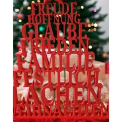 Christbaum der Werte – 3D-gedruckte Weihnachtsdeko mit Botschaft | PLA