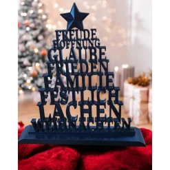 Christbaum der Werte – 3D-gedruckte Weihnachtsdeko mit Botschaft | PLA