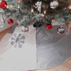 Christbaumdecke genäht, Weihnachtsbaumdecke XL