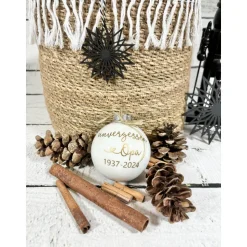 Christbaumkugel | Mama Papa Oma Opa | unvergessen | Andenken Erinnerung Verstorbene | unvergessen | Weihnachtskugel 8 cm