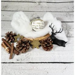 Christbaumkugel | Mama Papa Oma Opa | für immer in unseren Herzen | Andenken Erinnerung Verstorbene | Weihnachtskugel 8