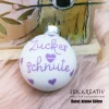Christbaumkugel, Weihnachtskugel, Tannenbaumschmuck, Echtglas Kugel, Weihnachtsbaumkugel,personalisierte Christbaumkugel