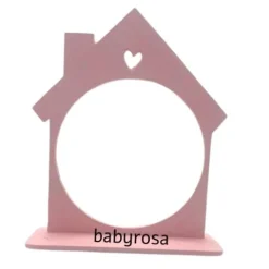 Christbaumkugelkugel aus Glas Mein 1. Weihnachten mit Namen und Kugelhalter Haus