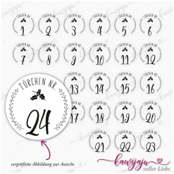 Christliche Teelicht-Botschaften – 24 Jahreslosungen der vergangenen Jahre als Adventskalender oder als Geschenk