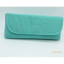 Clutch Peppermint aus Wildseide Unikat hessmade