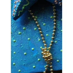 Collage BLAUES STERNENGLÜCK Acrylmalerei Deko Weihnachtsgeschenk Stern Malerei Weihnachtsdeko Weihnachtsstern