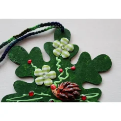 Collage BLUMENIGELCHEN kleines Wandbild Wanddeko Herbstdeko Schneeflocke Wandbild Wandhänger Türdeko Anhänger