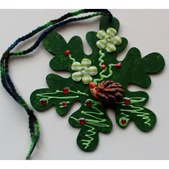 Collage BLUMENIGELCHEN kleines Wandbild Wanddeko Herbstdeko Schneeflocke Wandbild Wandhänger Türdeko Anhänger