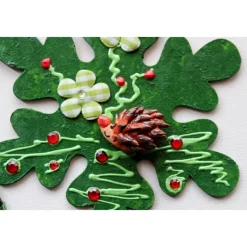 Collage BLUMENIGELCHEN kleines Wandbild Wanddeko Herbstdeko Schneeflocke Wandbild Wandhänger Türdeko Anhänger