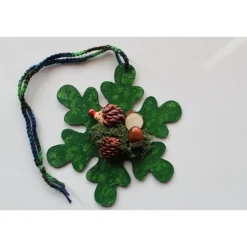 Collage HERBSTIGELCHEN kleines Wandbild Wanddeko Herbstdeko Schneeflocke Wandbild Wandhänger Türdeko Anhänger