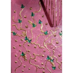 Collage ROSA STERNENGLÜCK Acrylmalerei Deko Weihnachtsgeschenk Stern Malerei Weihnachtsdeko Weihnachtsstern