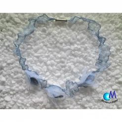 Collier mit zarten Blüten Handarbeit ART 959