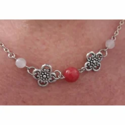 Collier,Kette,Wiesn, Halskette, Damenkette, Jade, 21