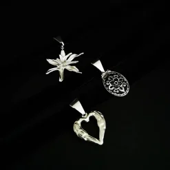 Collier,Kropfband, Dirndlkette, Edelstahl, Auswahl