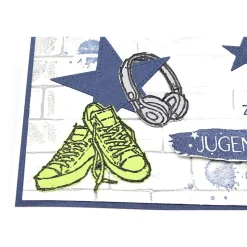 Coole Glückwunschkarte zur Jugendweihe, Jugendweihe-Karte für Jungen