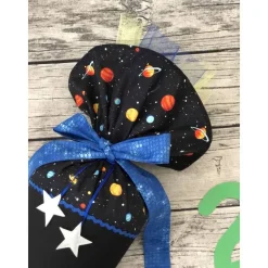 coole Schultüte Galaxie mit Raumschiff, Planeten und Sternen