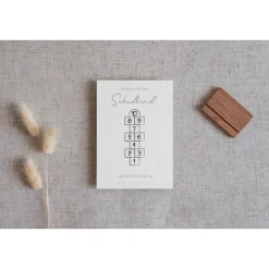 Countdown Schule | 10 Wochen bis zur Einschulung | Karte zum Ausmalen | Tischdekoration | Bald Schulkind | Schulstart