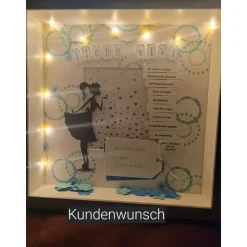 3D Bilderrahmen als Geldgeschenk zur Jugendweihe oder auch zum Geburtstag möglich