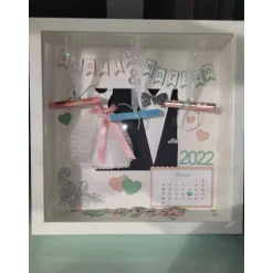 3D Bilderrahmen als Geldgeschenk für Hochzeiten