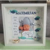 3D Bilderrahmen als Geldgeschenk zur Taufe, Stampin up, Geschenkidee, personalisierbar