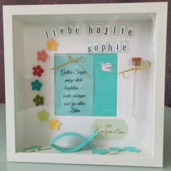 3D Bilderrahmen als Geldgeschenk für Konfirmation/Kommunion/Firmung