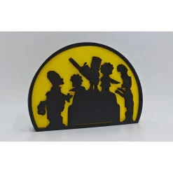 3D Druck | Halloween Deko | Zombie Simpsons Thema Beleuchtet |