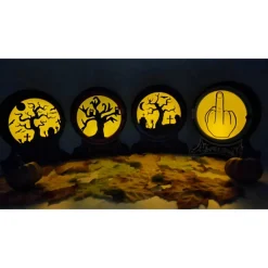 3D Druck | Halloween LED Teelicht Display | Halloween LED Tea Light Display | Herbst | Verschiedene Motive | Different M