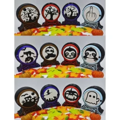 3D Druck | Halloween LED Teelicht Display | Halloween LED Tea Light Display | Herbst | Verschiedene Motive | Different M