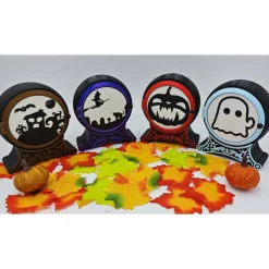 3D Druck | Halloween LED Teelicht Display | Halloween LED Tea Light Display | Herbst | Verschiedene Motive | Different M