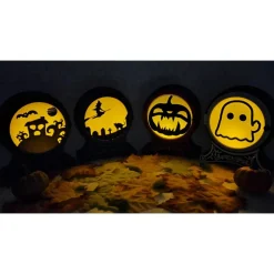 3D Druck | Halloween LED Teelicht Display | Halloween LED Tea Light Display | Herbst | Verschiedene Motive | Different M