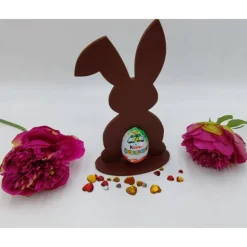 3D Druck | Osterhasen | Hasen Silhouette | Namen personalisierbar | Überraschungs Ei Halter | Hasen Silhouette | Namen p