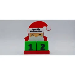 3D Druck | Weihnachtsmann | Countdown Kalender | Tage bis Weihnachten | Days until Christmas | Weihnachtszahlen | Weihna