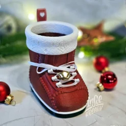 3D Druck Weihnachtsstiefel „Santa was here“ – Einzigartige Deko & Geschenkidee aus PLA