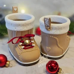 3D Druck Weihnachtsstiefel „Santa was here“ – Einzigartige Deko & Geschenkidee aus PLA