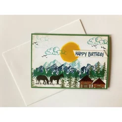 3D Geburtstagskarte für Outdoorfans und Pferdesport Handarbeit Stampin Up!