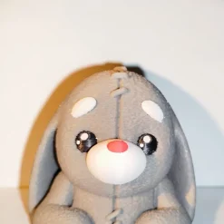 3D gedruckter Hase im Kuscheltier-Look – Genähte Optik – Osterdeko & Sammlerfigur