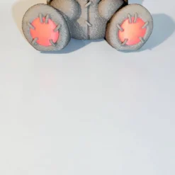 3D gedruckter Hase im Kuscheltier-Look – Genähte Optik – Osterdeko & Sammlerfigur