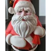 3D gedruckter Weihnachtsmann Figur mit Geschenksack | XL 17cm Nikolaus Deko | Nachhaltige PLA Weihnachtsdeko | Skandinav
