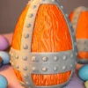 3D gedrucktes Wikinger-Ei mit Schraubverschluss | Geschenk- & Versteckei für Männer