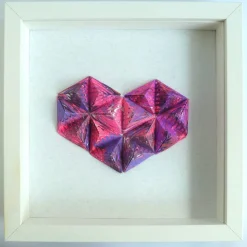 3D Herz // Origami-Herz Objektrahmen
